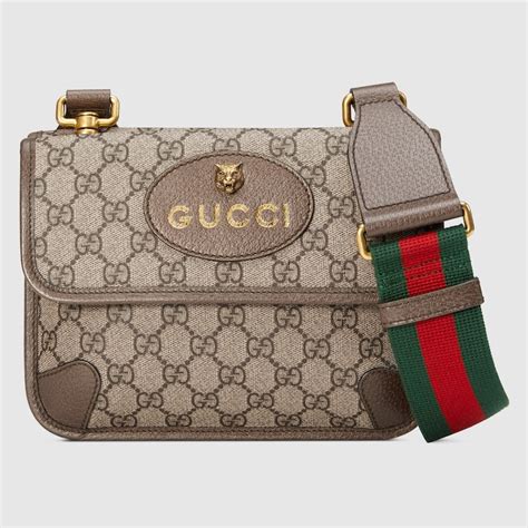 GUCCI: Gucci borsa a tracolla in tessuto GG 